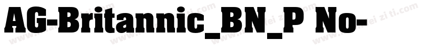 AG-Britannic_BN_P No字体转换